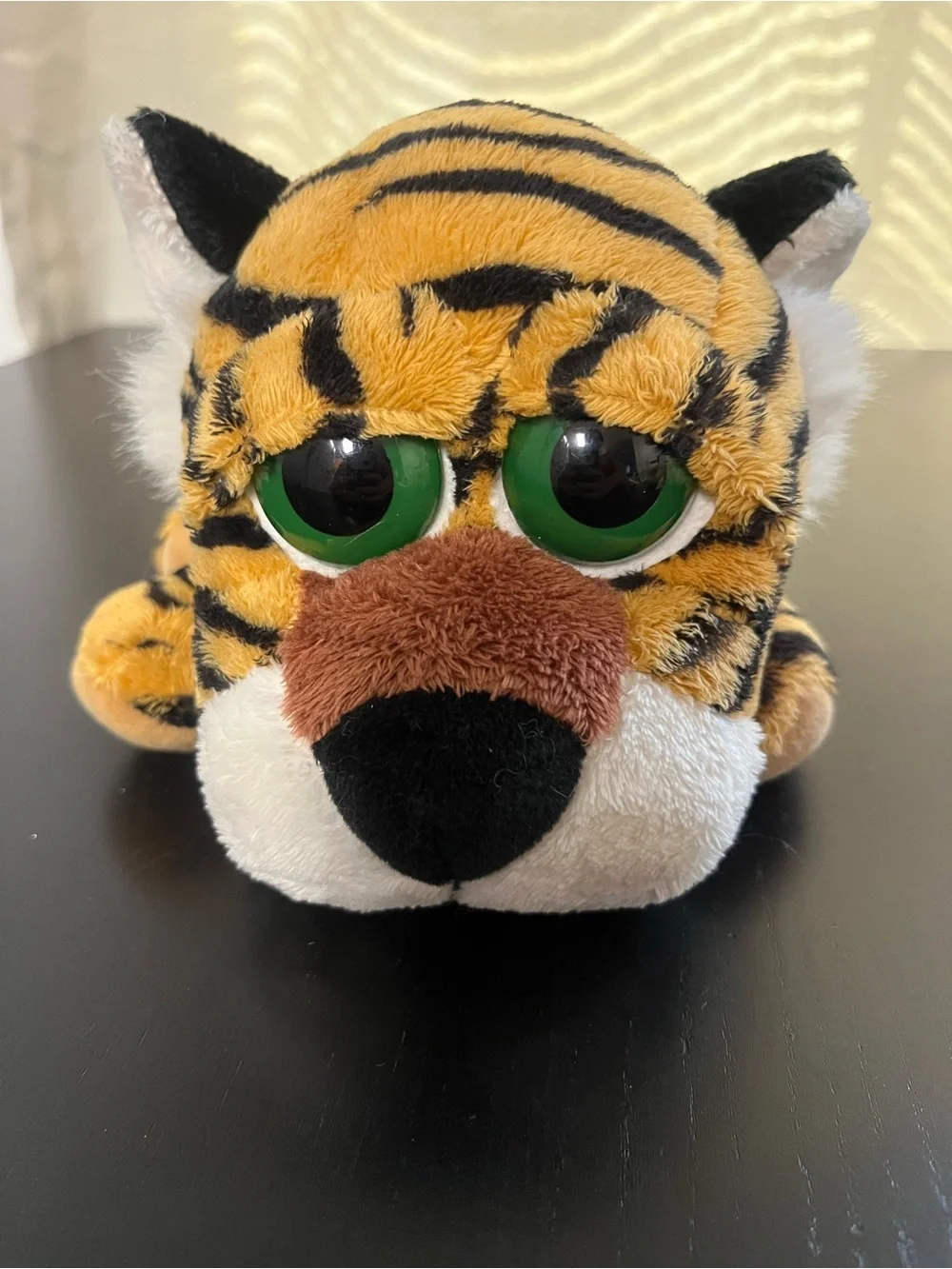 Rare Russ Berrie Tuffley Tiger Stuffed Animal Toy Big Eyes 8” Peepers